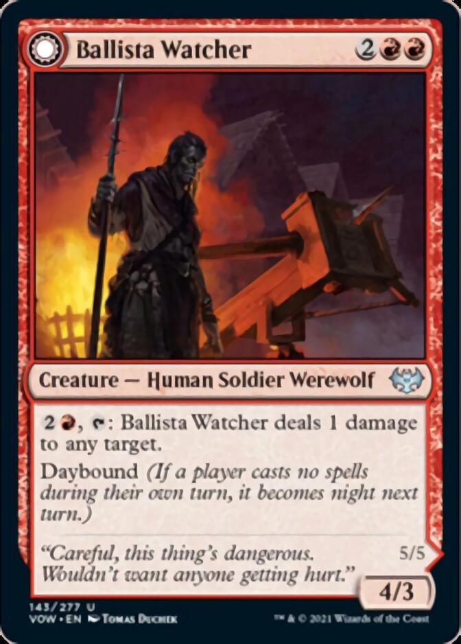 Ballista Watcher // Ballista Wielder [Innistrad: Crimson Vow] | Exor Games New Glasgow