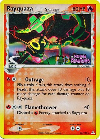 Rayquaza (26/110) (Delta Species) (Stamped) [EX: Holon Phantoms] | Exor Games New Glasgow