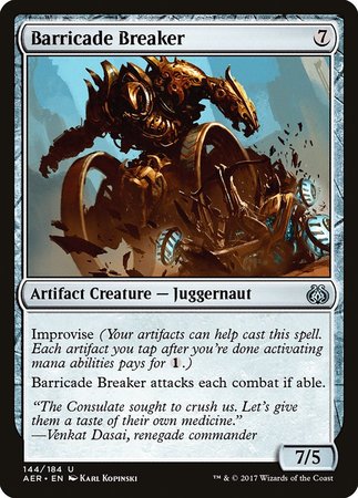 Barricade Breaker [Aether Revolt] | Exor Games New Glasgow