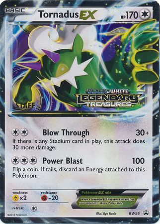 Tornadus EX (BW96) (Staff Prerelease Promo) [Black & White: Black Star Promos] | Exor Games New Glasgow