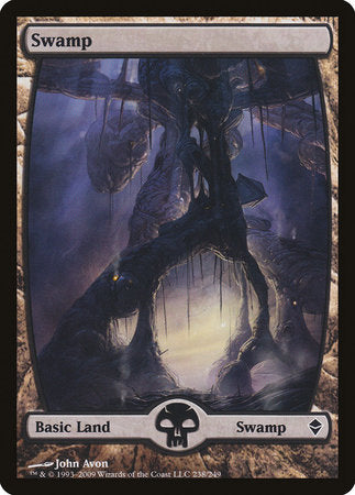 Swamp (238) - Full Art [Zendikar] | Exor Games New Glasgow