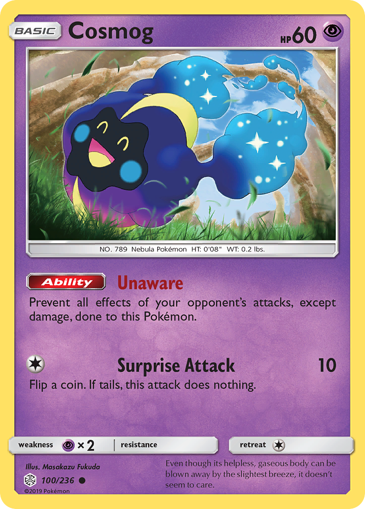 Cosmog (100/236) [Sun & Moon: Cosmic Eclipse] | Exor Games New Glasgow