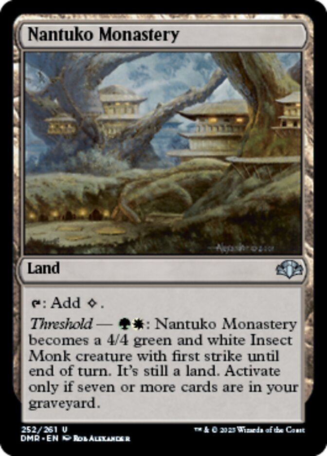 Nantuko Monastery [Dominaria Remastered] | Exor Games New Glasgow