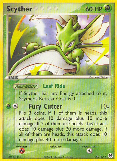 Scyther (29/112) [EX: FireRed & LeafGreen] | Exor Games New Glasgow