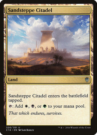 Sandsteppe Citadel [Commander 2016] | Exor Games New Glasgow