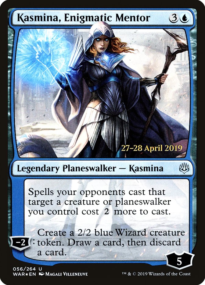 Kasmina, Enigmatic Mentor  [War of the Spark Prerelease Promos] | Exor Games New Glasgow