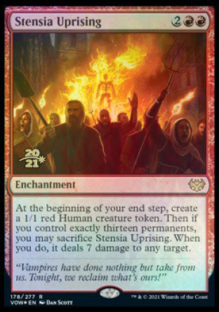 Stensia Uprising [Innistrad: Crimson Vow Prerelease Promos] | Exor Games New Glasgow