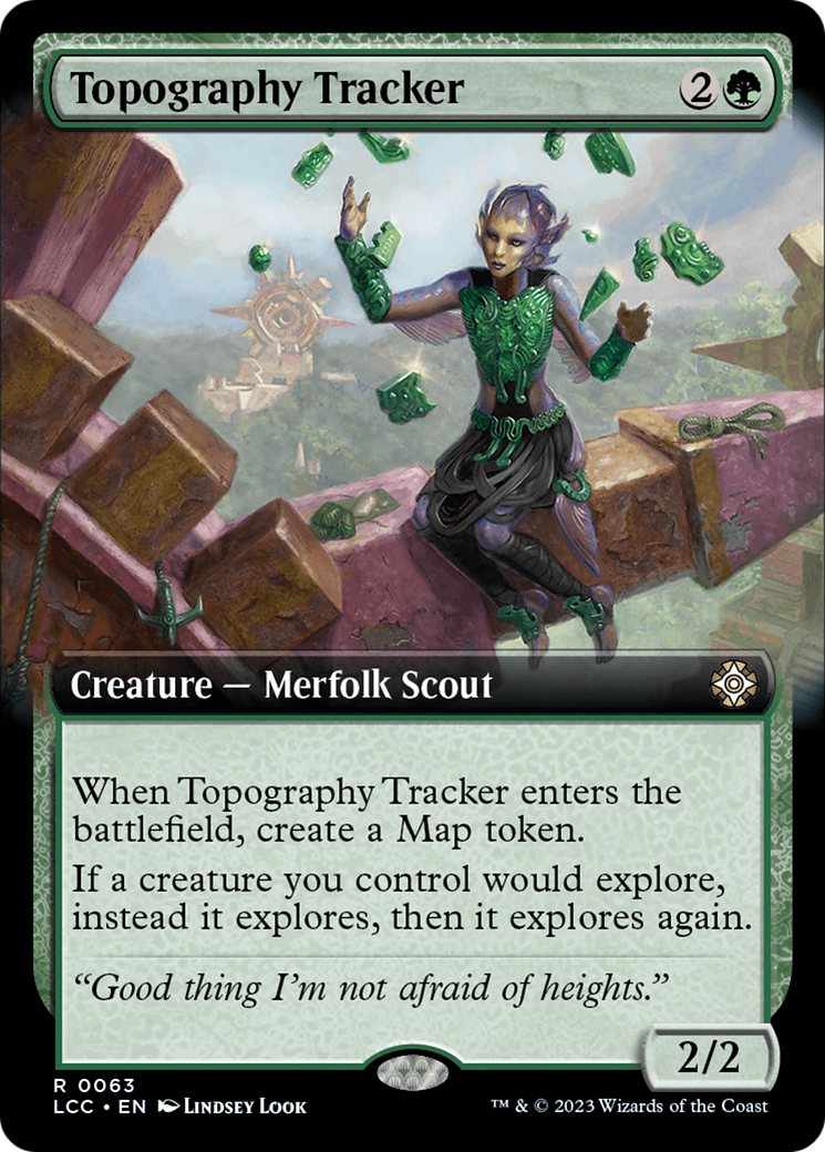 Topography Tracker (Extended Art) [The Lost Caverns of Ixalan Commander] | Exor Games New Glasgow