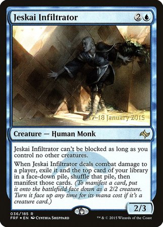 Jeskai Infiltrator [Fate Reforged Promos] | Exor Games New Glasgow