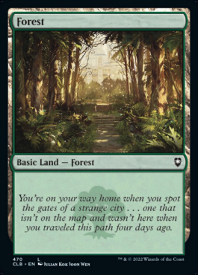 Forest (470) [Commander Legends: Battle for Baldur's Gate] | Exor Games New Glasgow