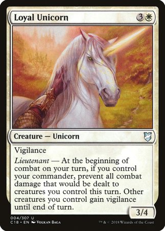 Loyal Unicorn [Commander 2018] | Exor Games New Glasgow