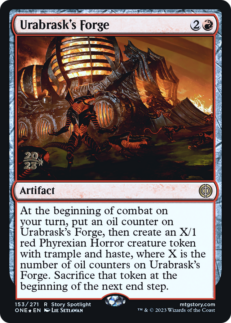 Urabrask's Forge [Phyrexia: All Will Be One Prerelease Promos] | Exor Games New Glasgow