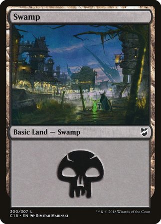 Swamp (300) [Commander 2018] | Exor Games New Glasgow