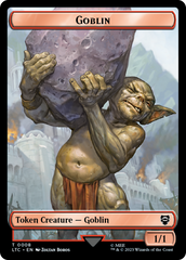 Goblin // Wraith Double-Sided Token [The Lord of the Rings: Tales of Middle-Earth Commander Tokens] | Exor Games New Glasgow