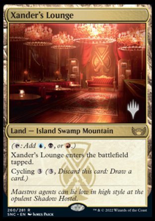 Xander's Lounge (Promo Pack) [Streets of New Capenna Promos] | Exor Games New Glasgow