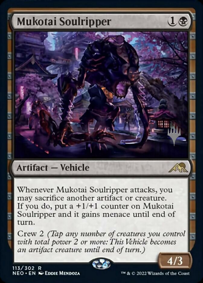 Mukotai Soulripper (Promo Pack) [Kamigawa: Neon Dynasty Promos] | Exor Games New Glasgow