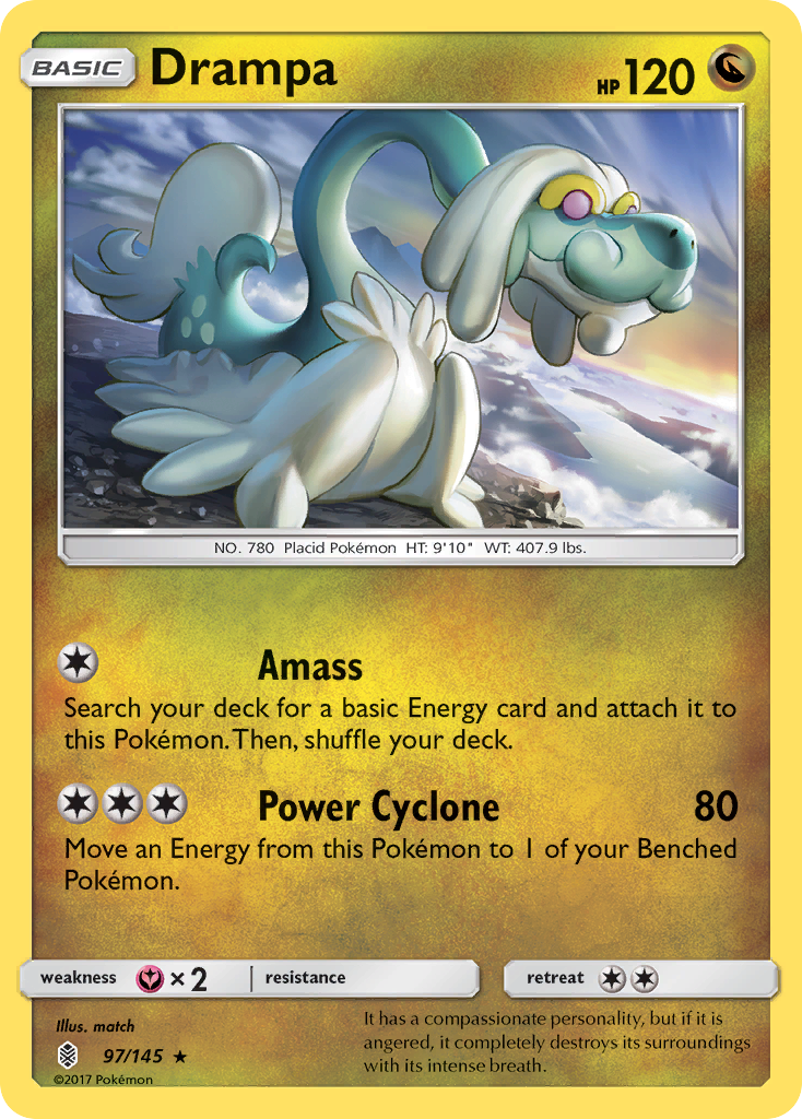 Drampa (97/145) [Sun & Moon: Guardians Rising] | Exor Games New Glasgow