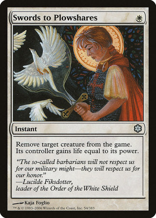 Swords to Plowshares [Coldsnap Theme Decks] | Exor Games New Glasgow