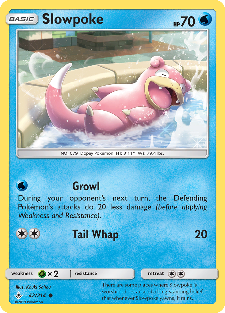 Slowpoke (42/214) [Sun & Moon: Unbroken Bonds] | Exor Games New Glasgow