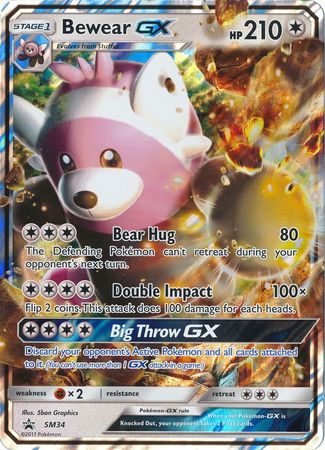 Bewear GX (SM34) (Jumbo Card) [Sun & Moon: Black Star Promos] | Exor Games New Glasgow