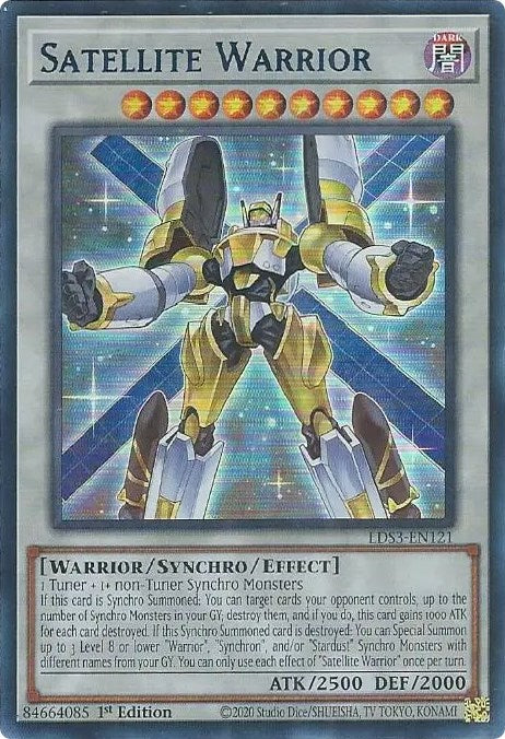 Satellite Warrior (Blue) [LDS3-EN121] Ultra Rare | Exor Games New Glasgow