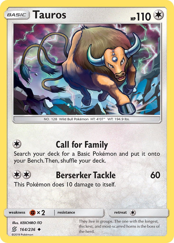 Tauros (164/236) [Sun & Moon: Unified Minds] | Exor Games New Glasgow