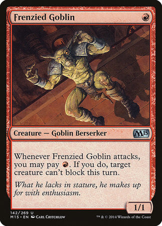 Frenzied Goblin [Magic 2015] | Exor Games New Glasgow