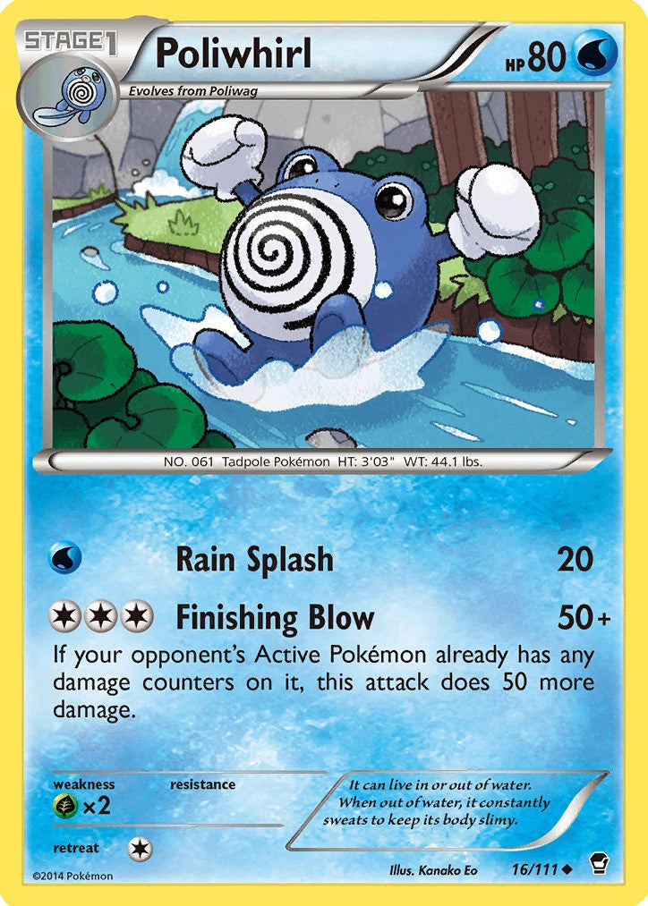 Poliwhirl (16/111) [XY: Furious Fists] | Exor Games New Glasgow