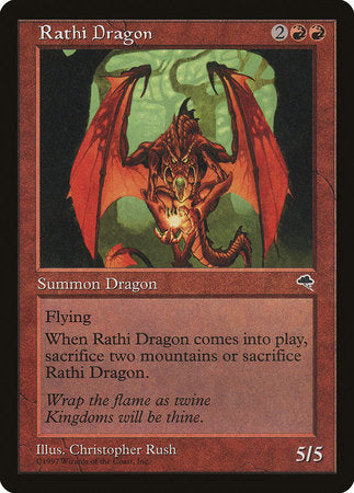 Rathi Dragon [Tempest] | Exor Games New Glasgow