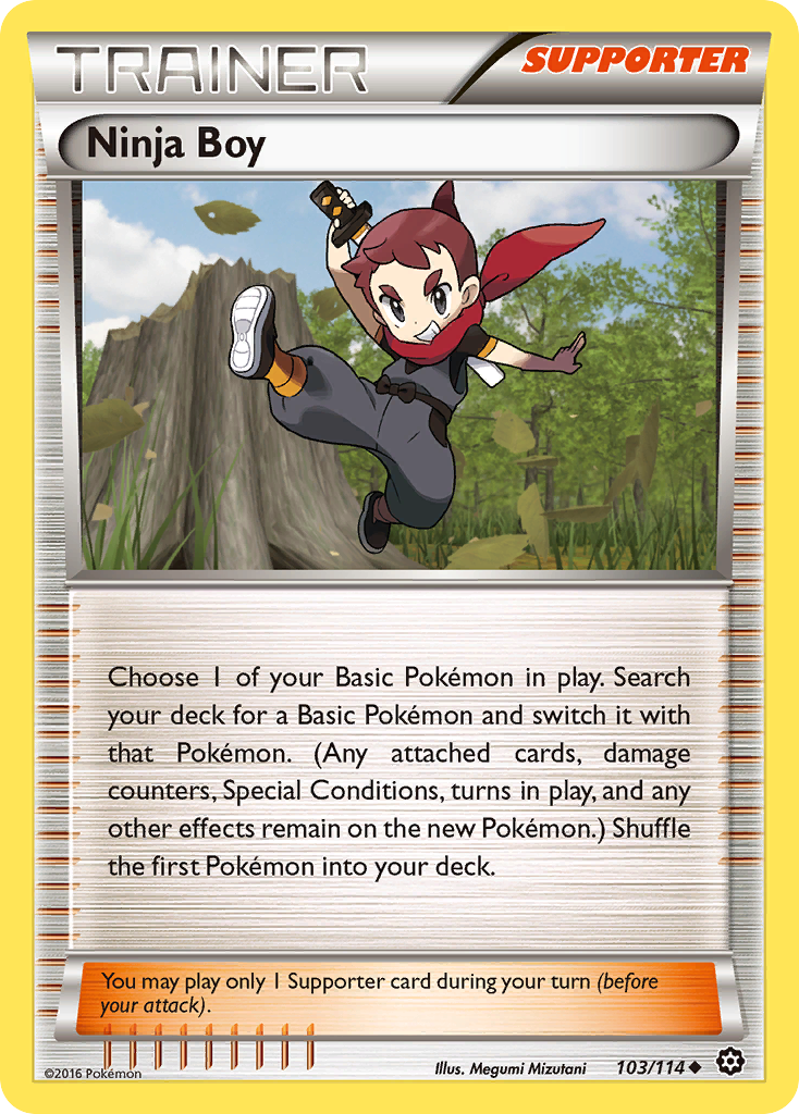 Ninja Boy (103/114) [XY: Steam Siege] | Exor Games New Glasgow