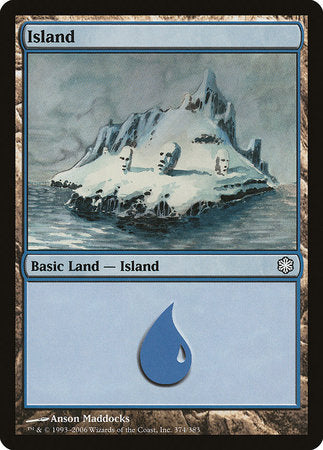 Island (374) [Coldsnap Theme Decks] | Exor Games New Glasgow