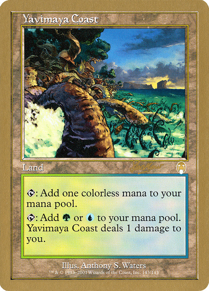 Yavimaya Coast (Sim Han How) [World Championship Decks 2002] | Exor Games New Glasgow