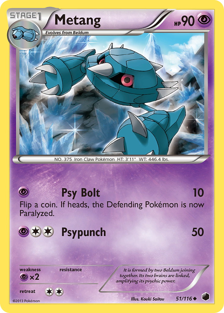 Metang (51/116) [Black & White: Plasma Freeze] | Exor Games New Glasgow