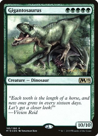 Gigantosaurus [Core Set 2019 Promos] | Exor Games New Glasgow