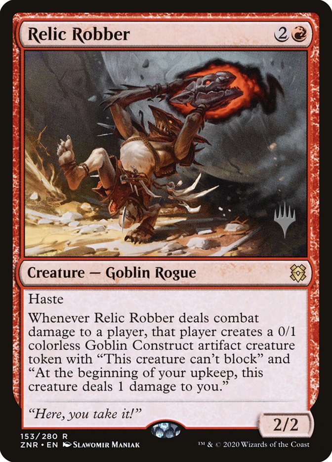 Relic Robber (Promo Pack) [Zendikar Rising Promos] | Exor Games New Glasgow