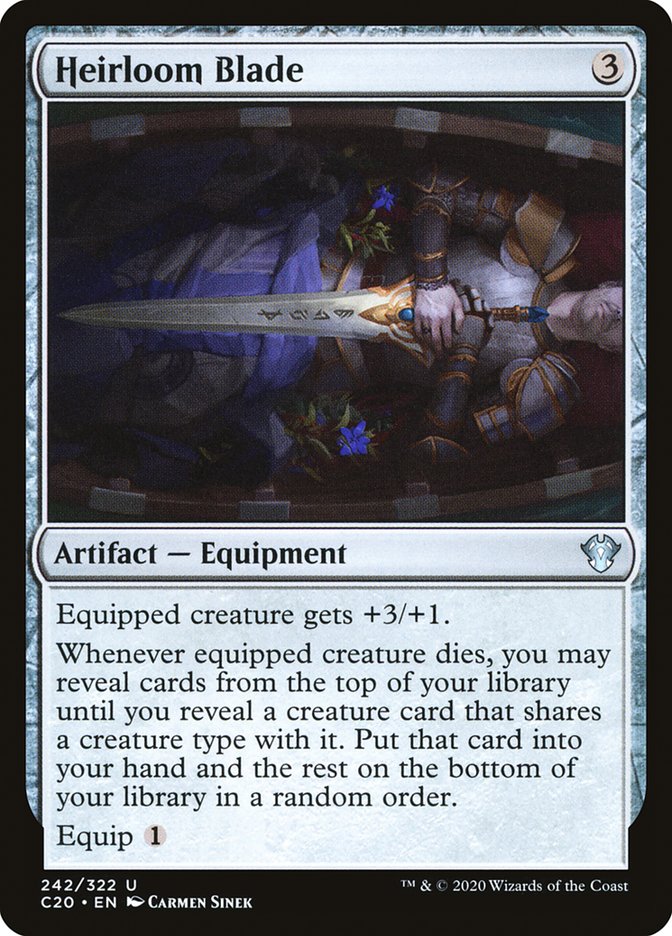 Heirloom Blade [Commander 2020] | Exor Games New Glasgow
