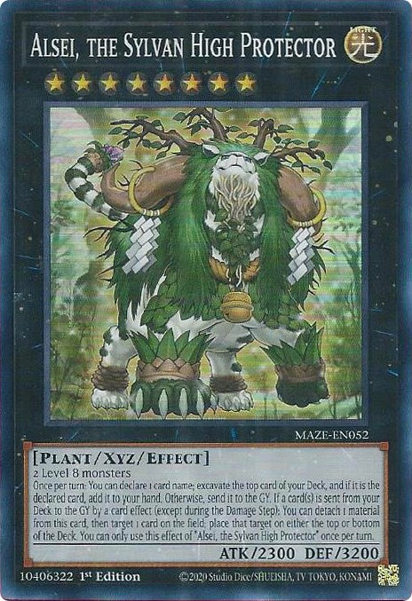 Alsei, the Sylvan High Protector [MAZE-EN052] Super Rare | Exor Games New Glasgow