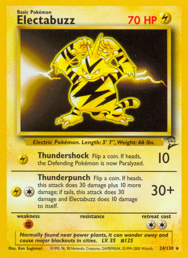 Electabuzz (24/130) [Base Set 2] | Exor Games New Glasgow