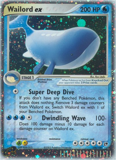 Wailord ex (100/100) [EX: Sandstorm] | Exor Games New Glasgow