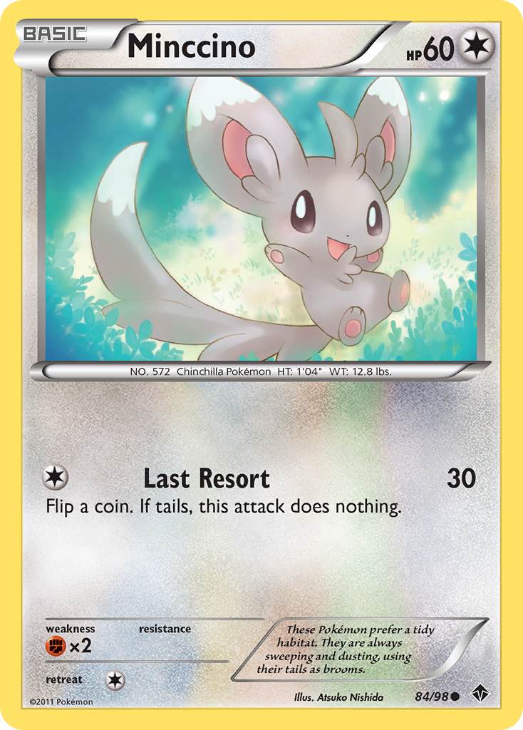 Minccino (84/98) [Black & White: Emerging Powers] | Exor Games New Glasgow