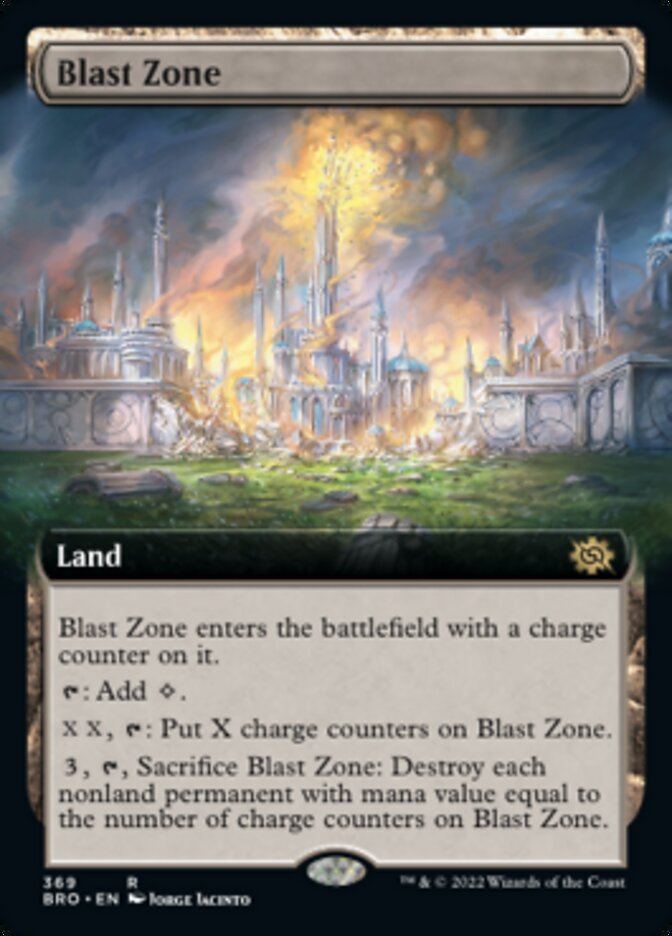 Blast Zone (Extended Art) [The Brothers' War] | Exor Games New Glasgow