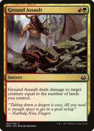 Ground Assault [Modern Masters 2017] | Exor Games New Glasgow