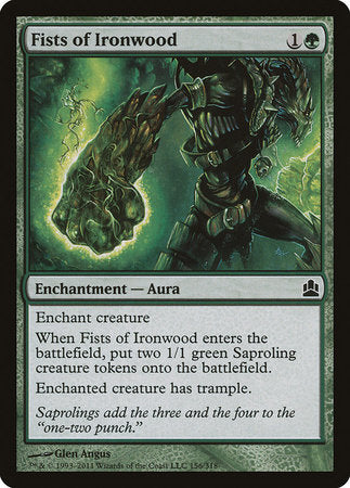 Fists of Ironwood [Commander 2011] | Exor Games New Glasgow