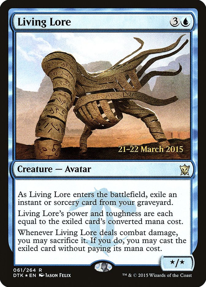 Living Lore  [Dragons of Tarkir Prerelease Promos] | Exor Games New Glasgow