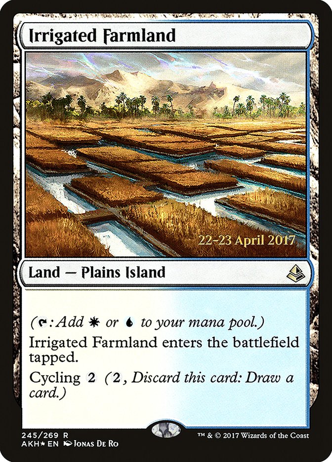 Irrigated Farmland  [Amonkhet Prerelease Promos] | Exor Games New Glasgow