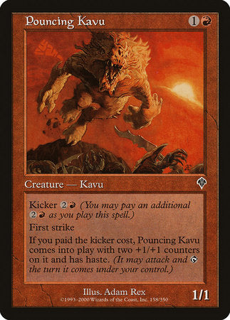 Pouncing Kavu [Invasion] | Exor Games New Glasgow