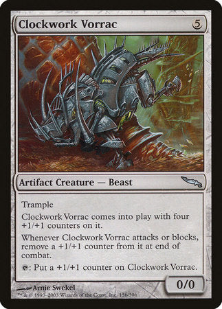 Clockwork Vorrac [Mirrodin] | Exor Games New Glasgow