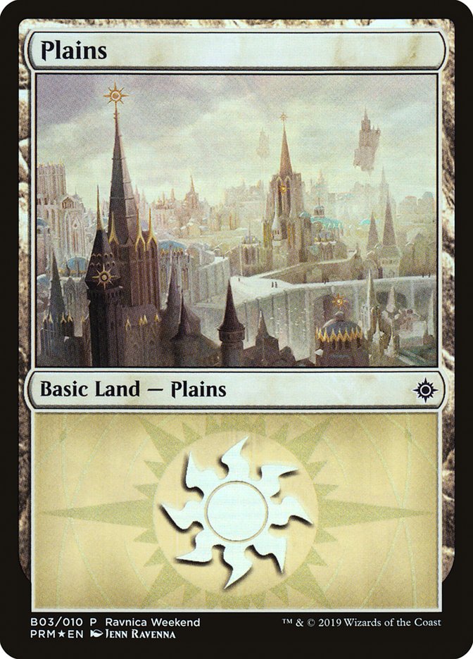 Plains (B03) [Ravnica Allegiance Guild Kit] | Exor Games New Glasgow