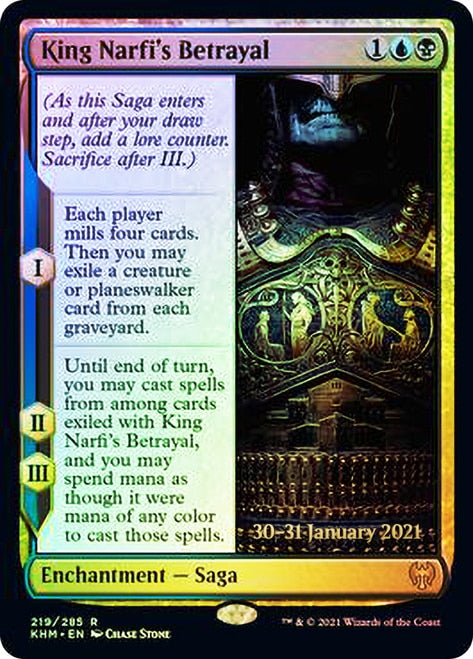 King Narfi's Betrayal [Kaldheim Prerelease Promos] | Exor Games New Glasgow