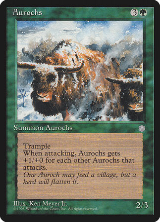 Aurochs [Ice Age] | Exor Games New Glasgow